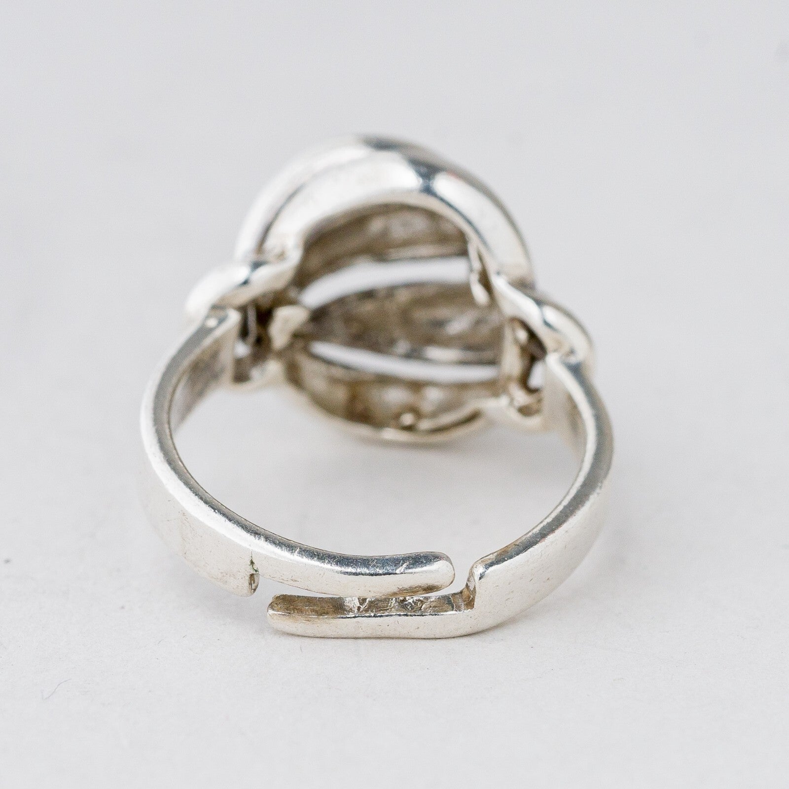 Ring 835 Silber Knoten Größe flexibel ca. 54 4,87 g3