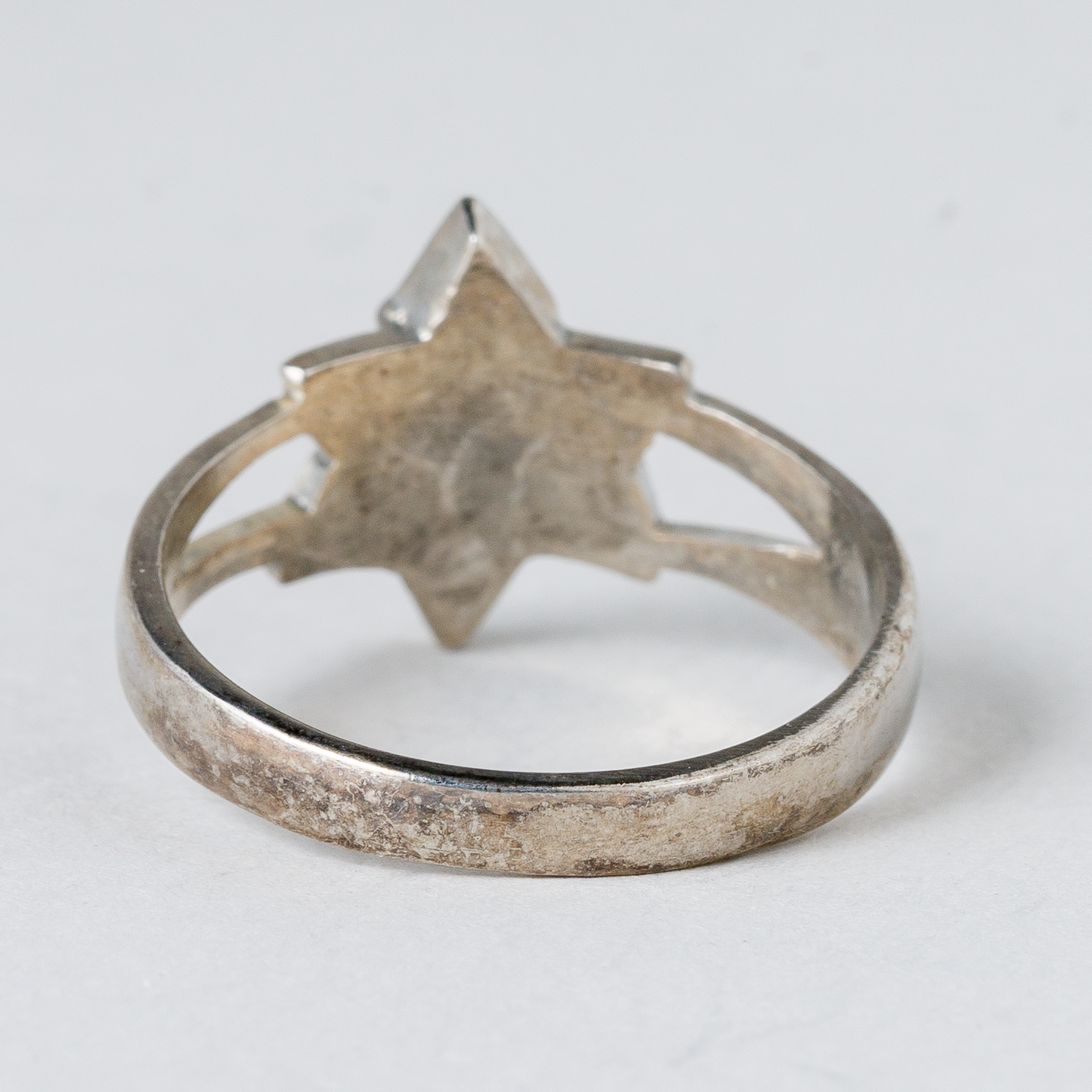 Ring Schwarzer Stein Silber 2,86 g Größe 59 (18,8 mm Ø)2