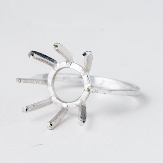 Silber Ring 835 Ohne Stein Größe 57 (18,1 mm Ø) 2,47 g0