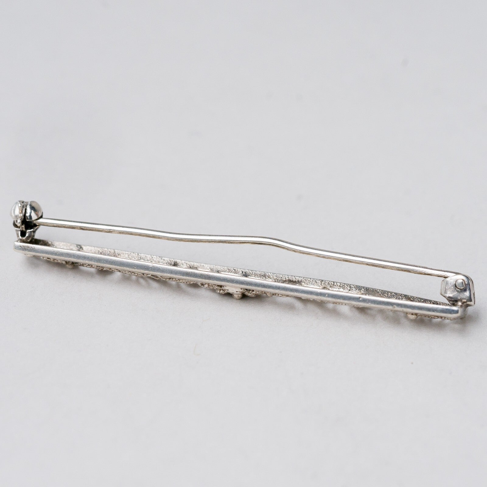 Brosche Silber filigran 5,2 cm 2,53 g5