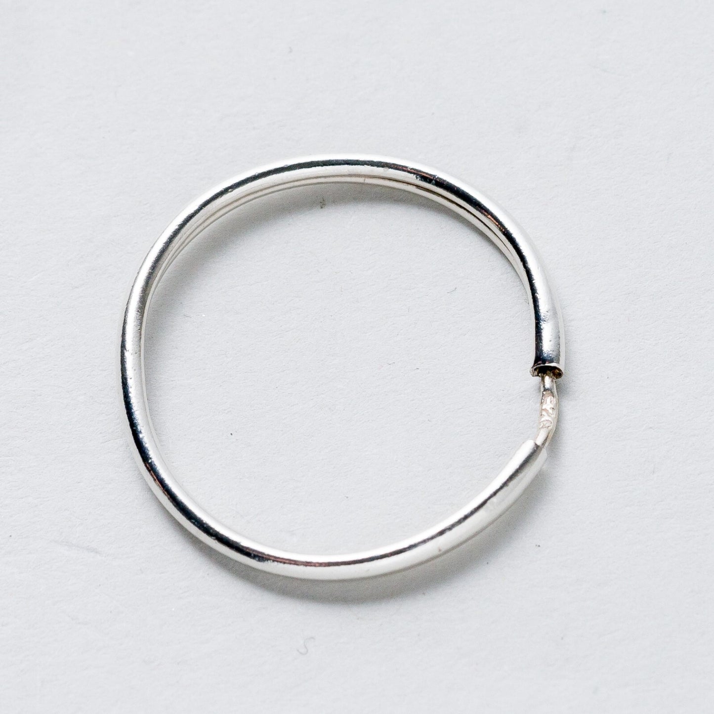 Einzelner Ohrring Creole Silber 925 0,68 g1
