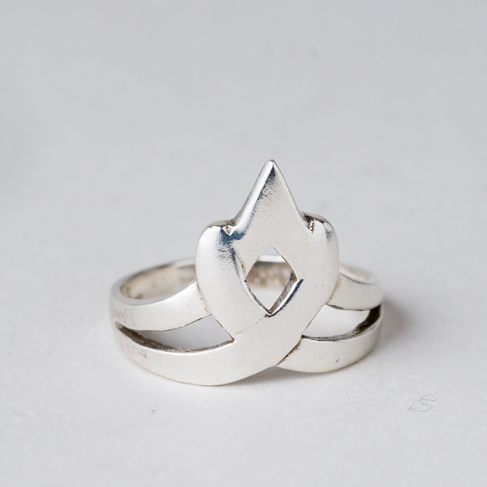 Silber Ring 925 Größe 53 (16,8 mm Ø) 2,43 g5