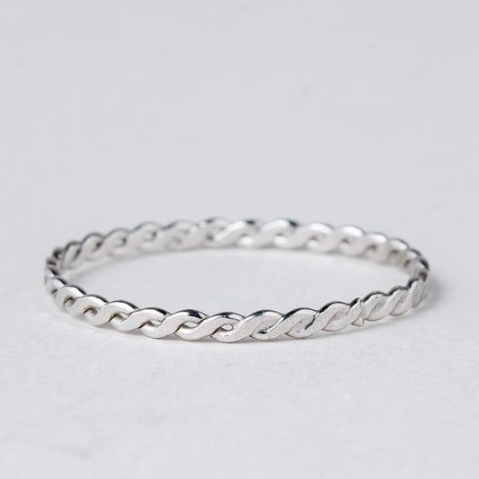 Silber Ring 835 Größe 52 (16,5 mm Ø) 0,32 g0