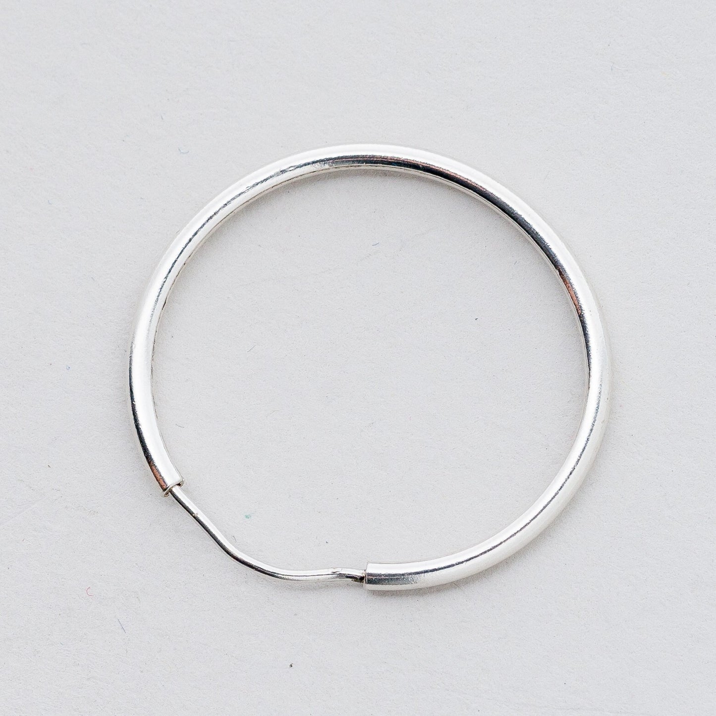 Einzelner Ohrring Creole Silber 1,7 g2