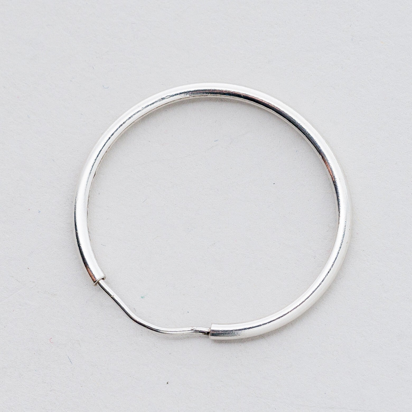 Einzelner Ohrring Creole Silber 1,7 g2