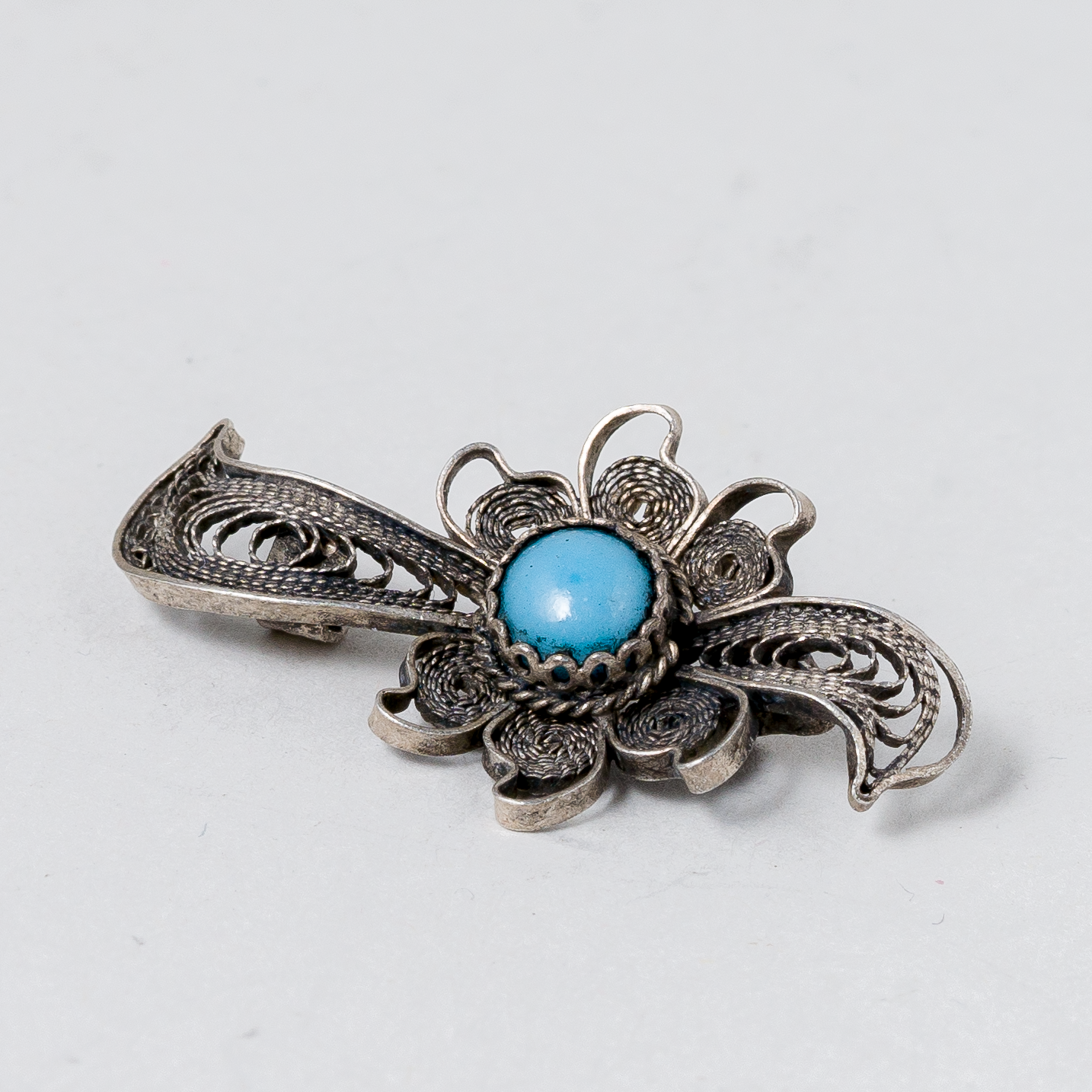 Brosche Silber 2,46 g 3 cm0