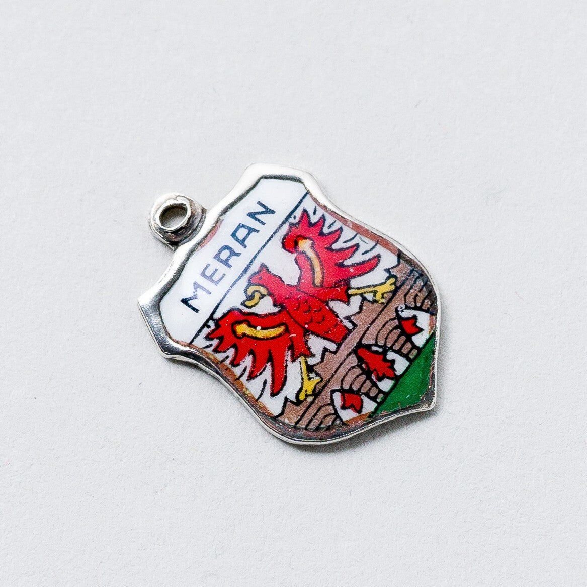 Anhänger 800 Silber Souvenir Anhänger Meran 1,5 cm 0,77 g2