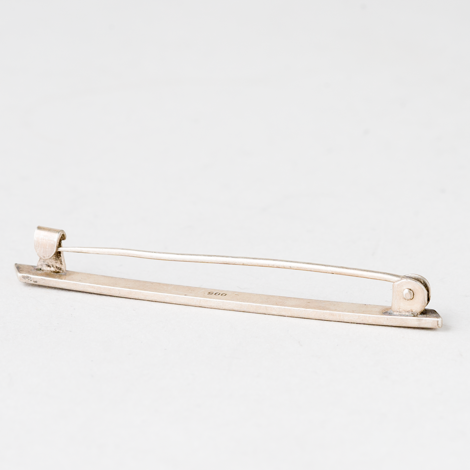Brosche 900er Silber 2,52 g 5 cm1
