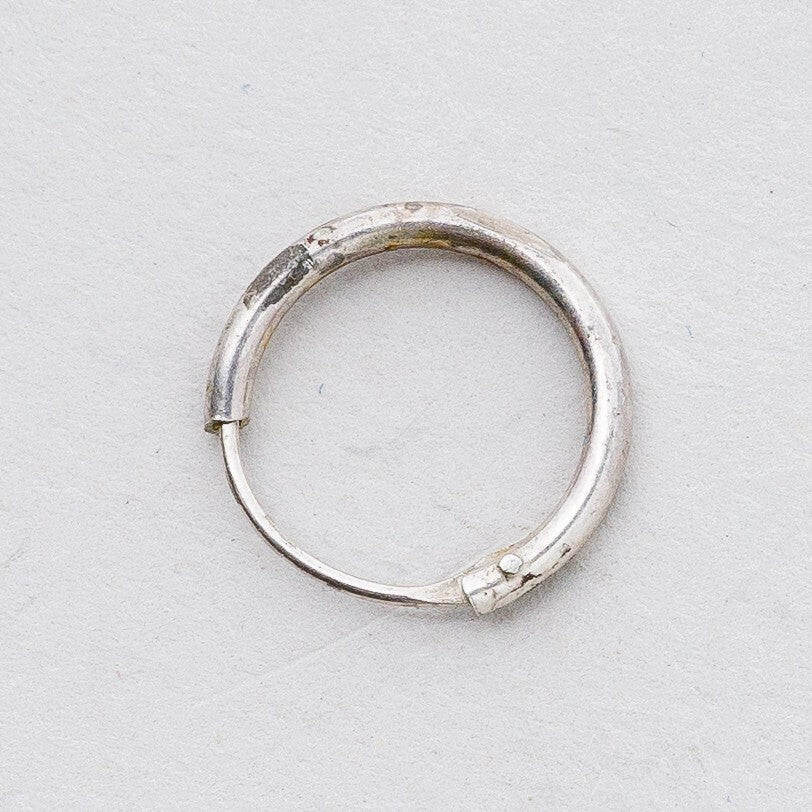 Einzelner Ohrring Creole Silber 0,27 g2