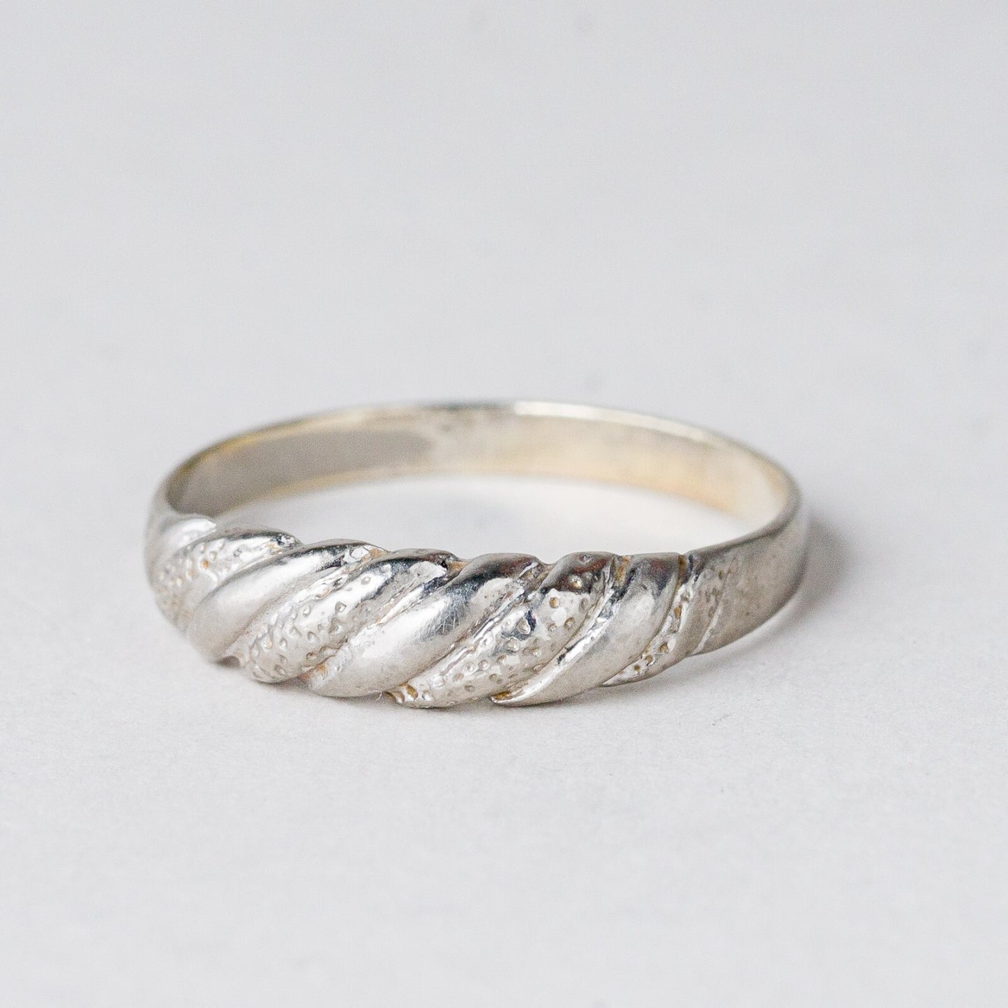 Silber Ring 925 Größe 58 (18,4 mm Ø) 1,51 g0