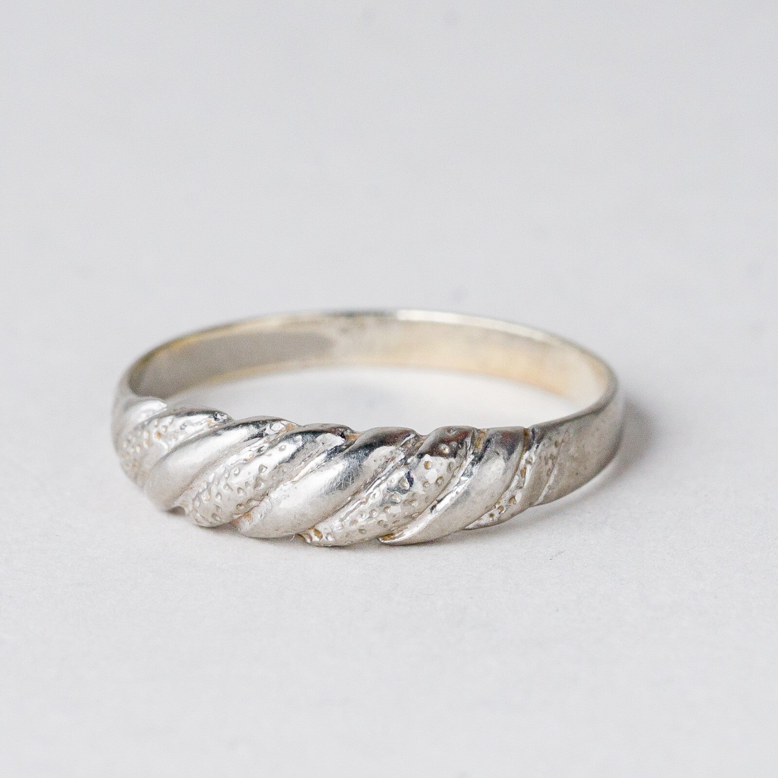 Silber Ring 925 Größe 58 (18,4 mm Ø) 1,51 g0