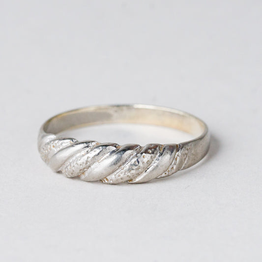 Silber Ring 925 Größe 58 (18,4 mm Ø) 1,51 g0