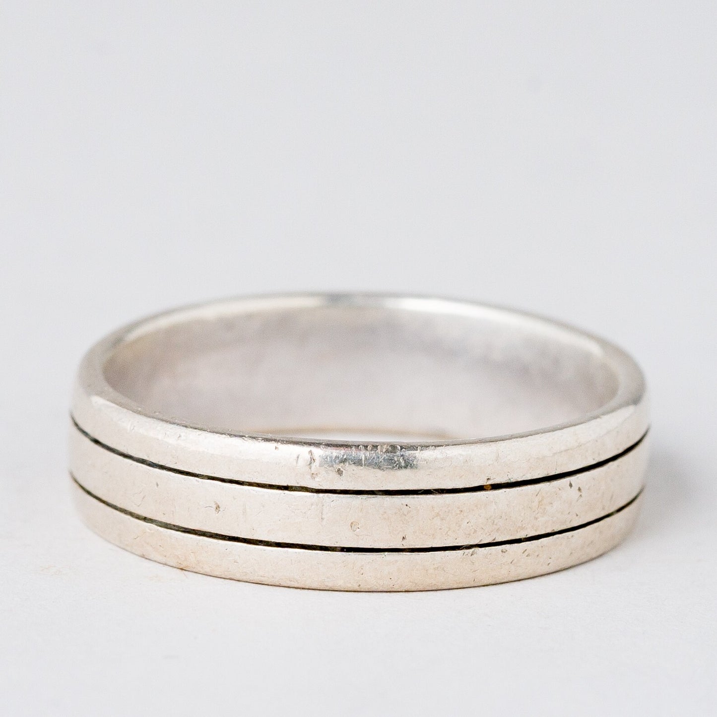 Ring 4,49 g 925er Silber Größe 58 (18,4 mm Ø)0
