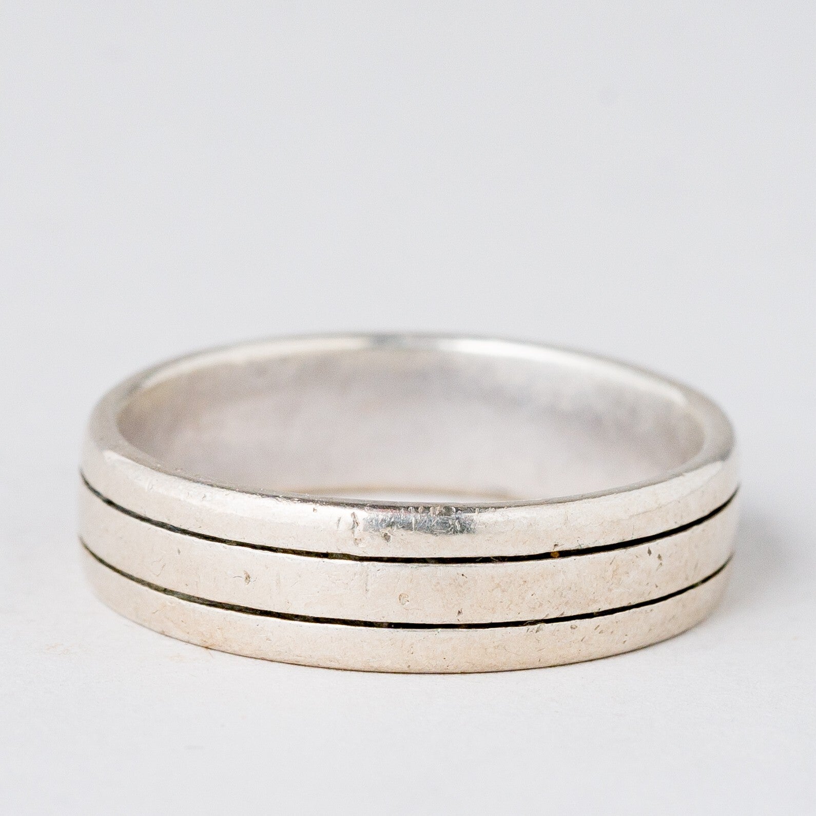 Ring 4,49 g 925er Silber Größe 58 (18,4 mm Ø)0