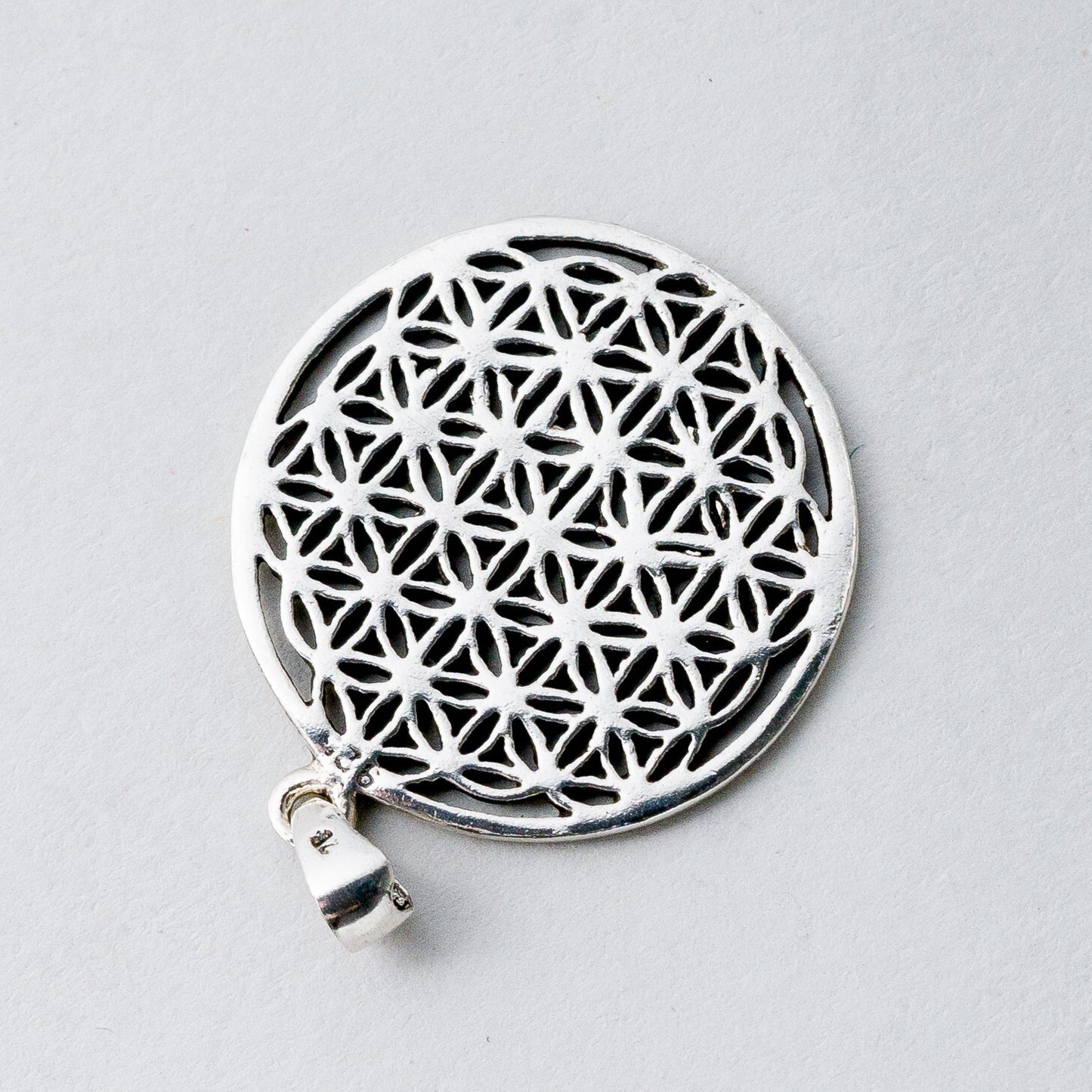 Silber Anhänger Kettenanhänger Mandala 2,23 g5