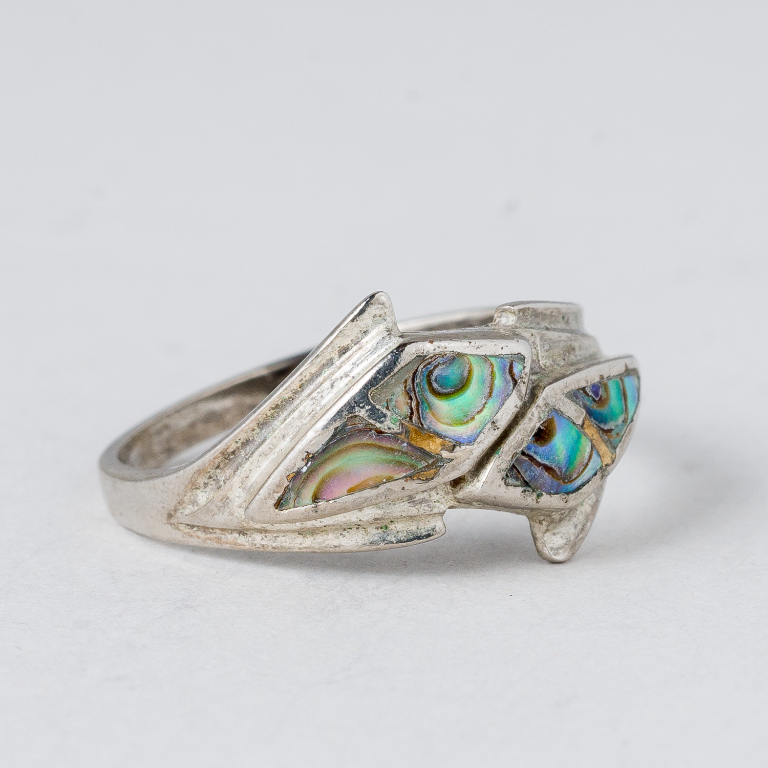 Ring Opal Silber 2,84 g Größe 55 (17,5 mm Ø)1