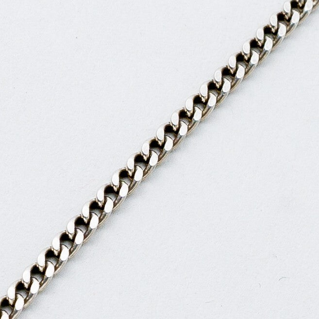 Silber Armband 18,5 cm 835 Panzerkette 2,56 g3
