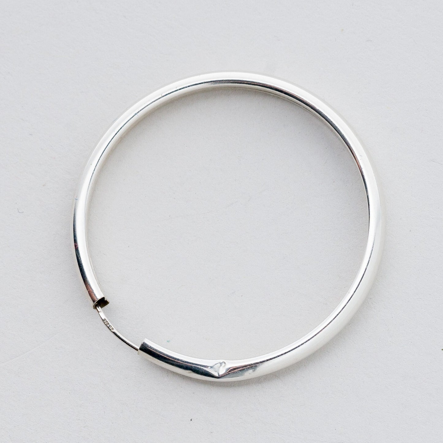 Einzelner Ohrring Creole 925 Silber 1,63 g2