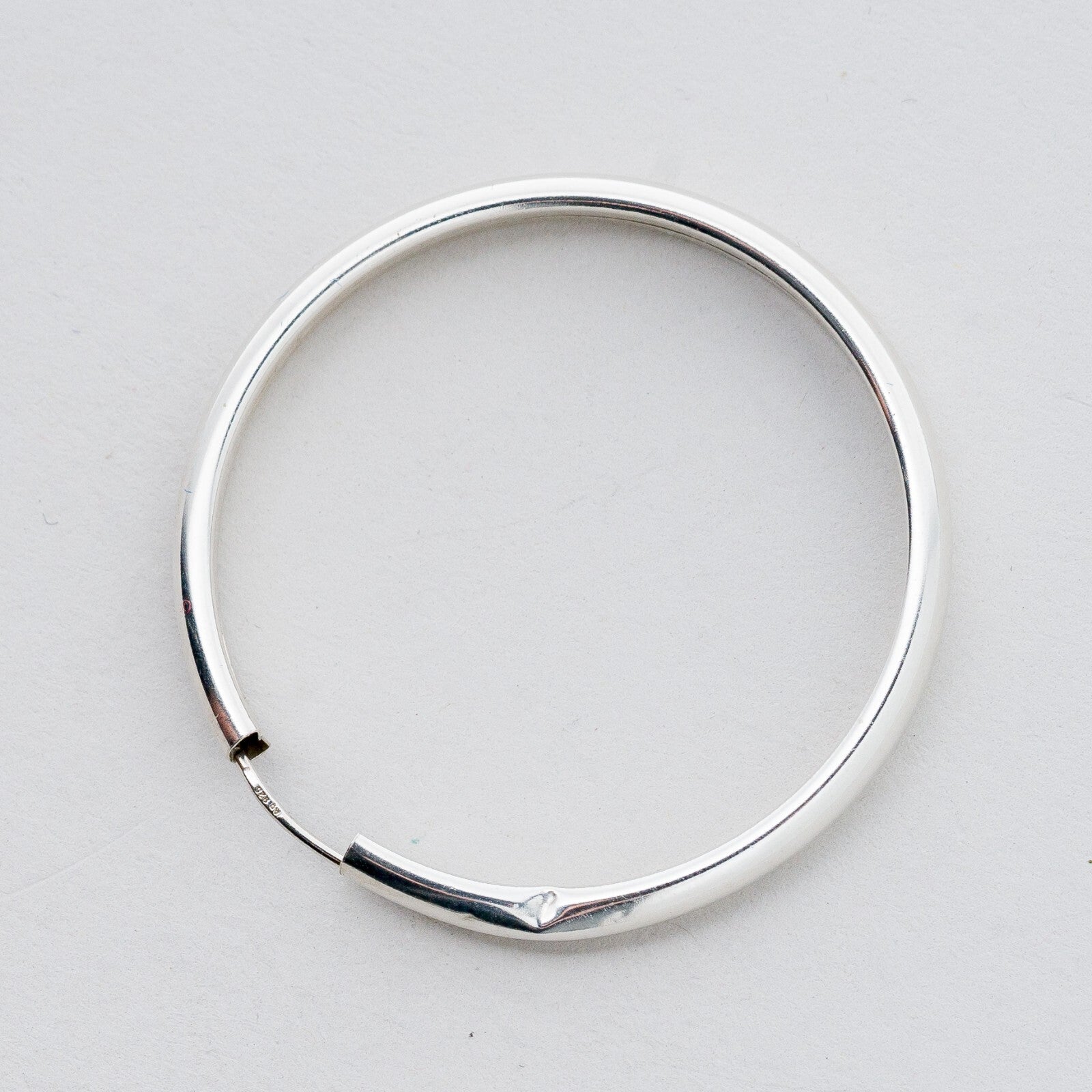 Einzelner Ohrring Creole 925 Silber 1,63 g2