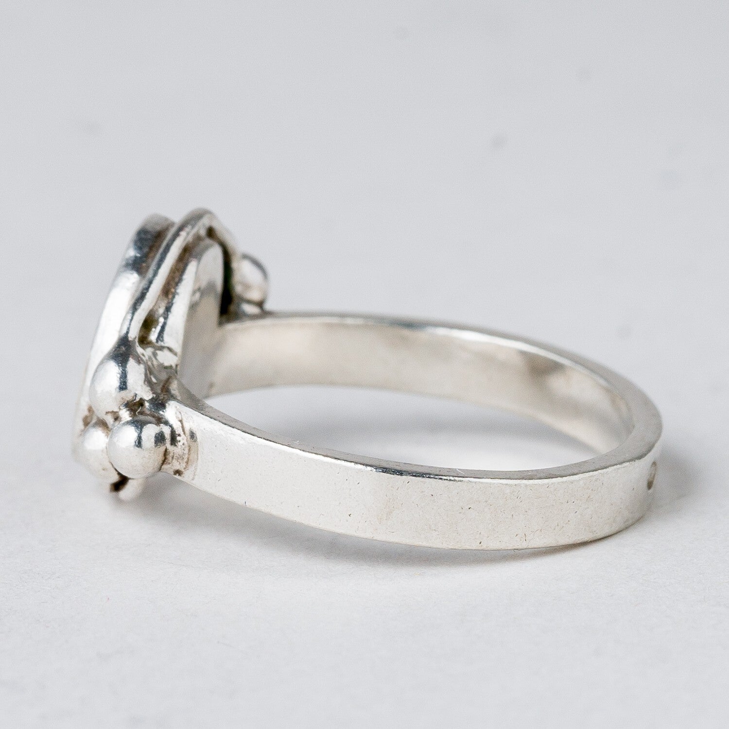 Silber Ring Perlmutt Größe 57 (18,1 mm Ø) 3,98 g5