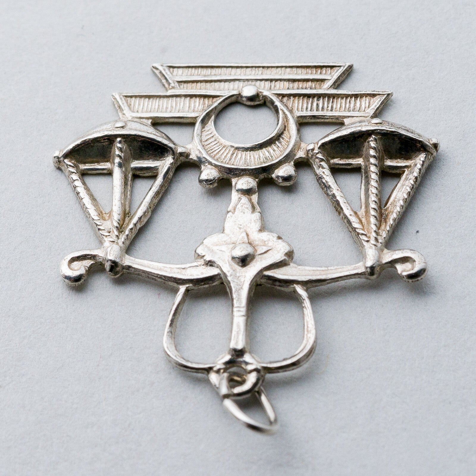 Silber Anhänger Kettenanhänger 835 Waage 1,17 g6