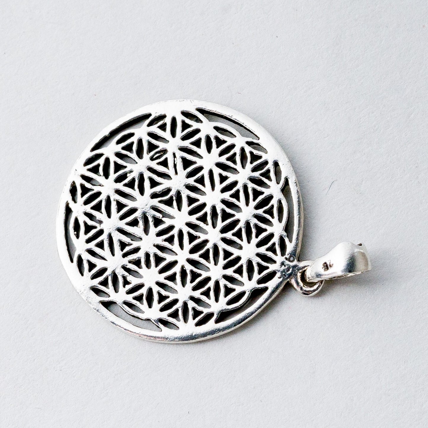 Silber Anhänger Kettenanhänger Mandala 2,23 g4