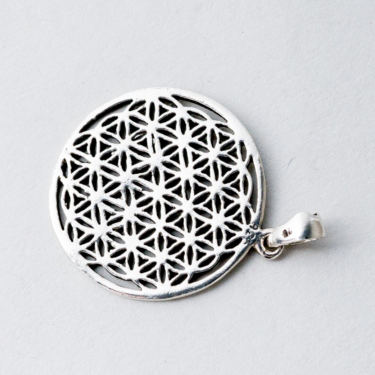 Silber Anhänger Kettenanhänger Mandala 2,23 g4