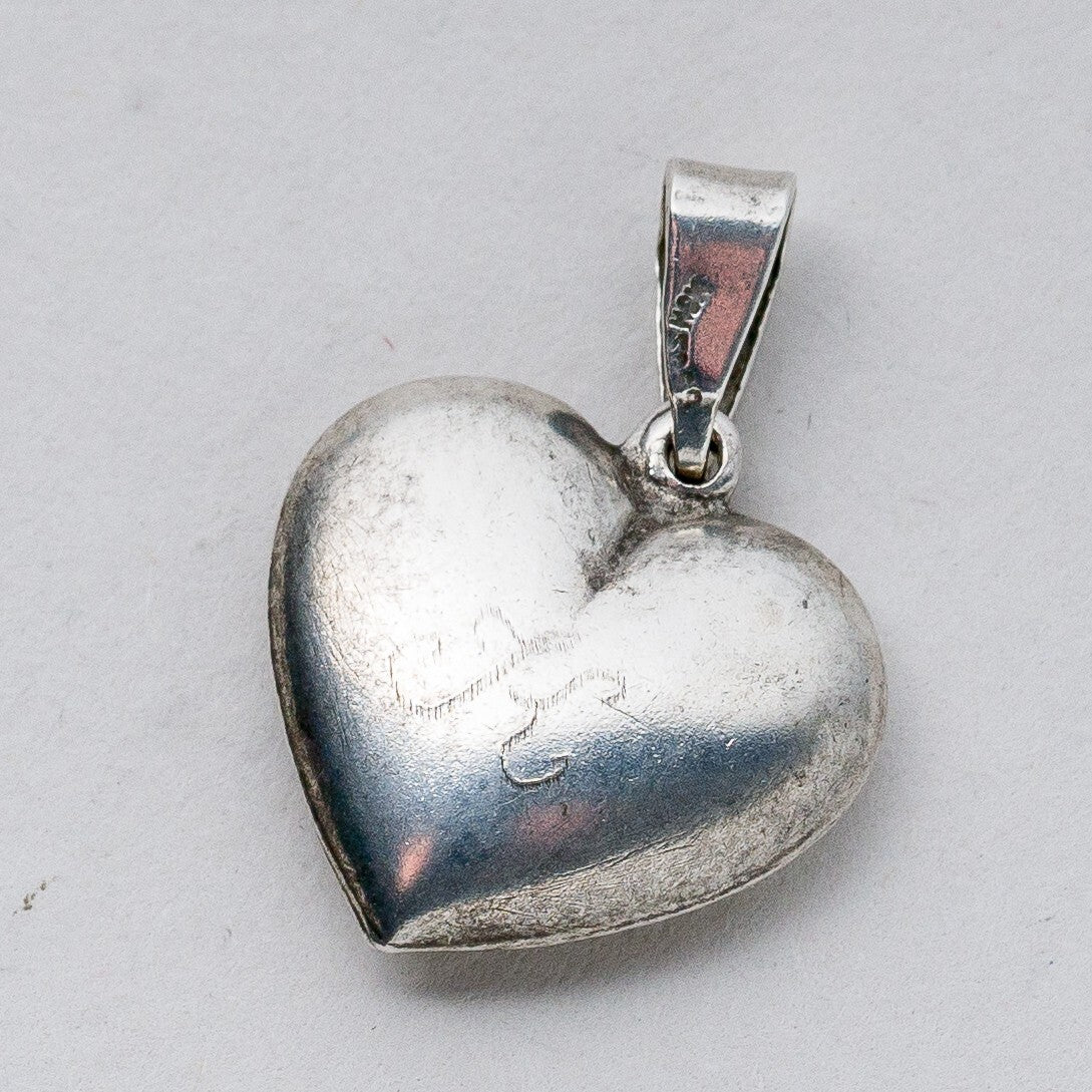 Anhänger Silber Herz "W" "K" 2 cm 1,72 g0
