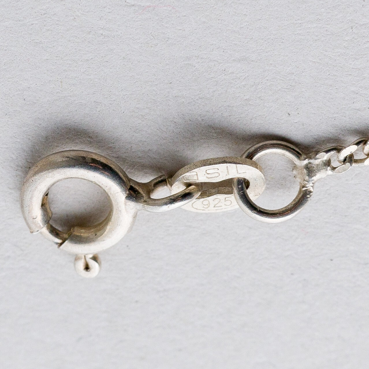 Silber Halskette 925 Panzerkette 1,4 mm 45 cm 2,13 g6