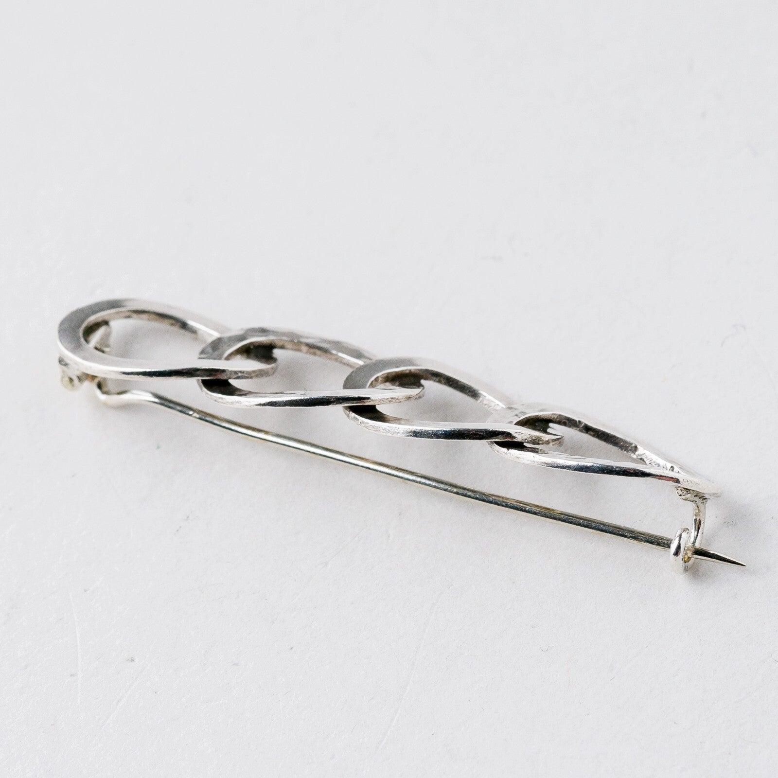 Silber Brosche 835 5,1 cm 3,89 g3
