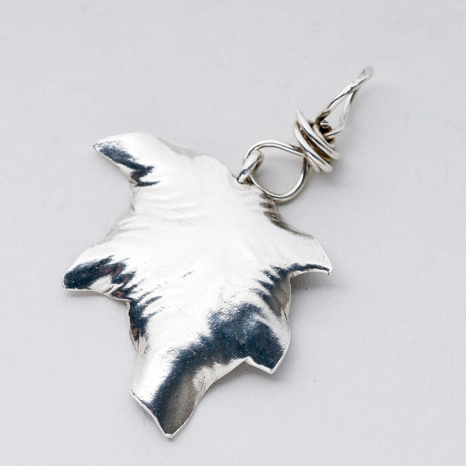 Anhänger Silber Blatt 4 cm 3,24 g1