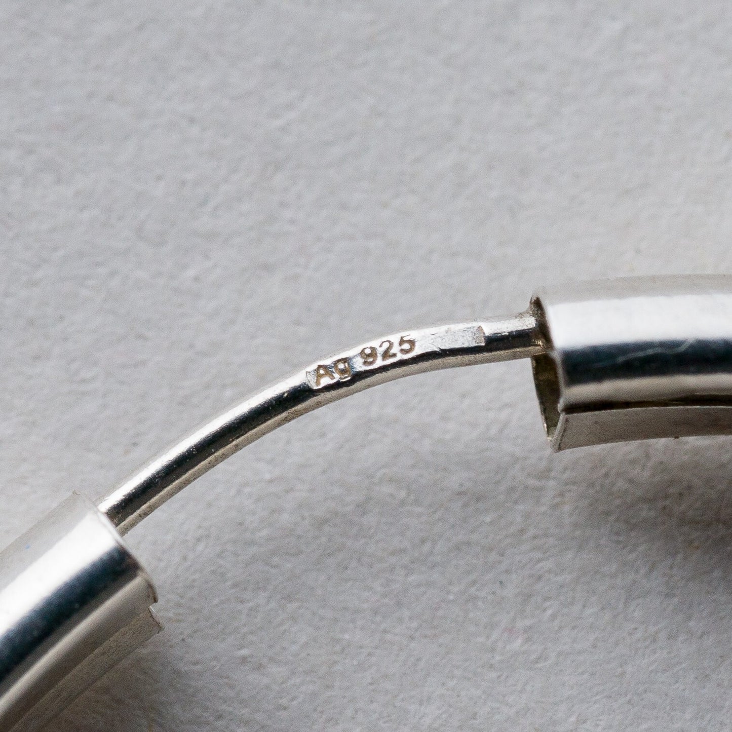 Einzelner Ohrring Creole 925 Silber 1,63 g7