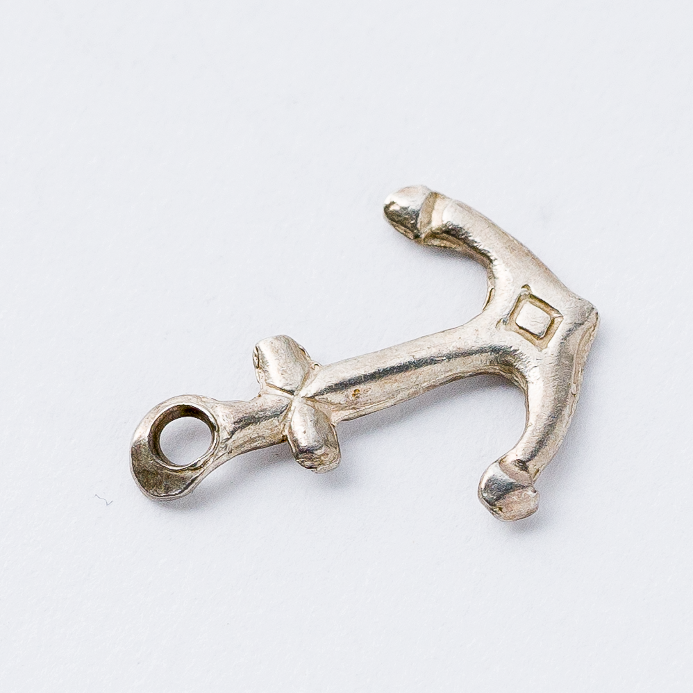 CNC: Kleiner Anhänger Anker Silber 0,31 g2