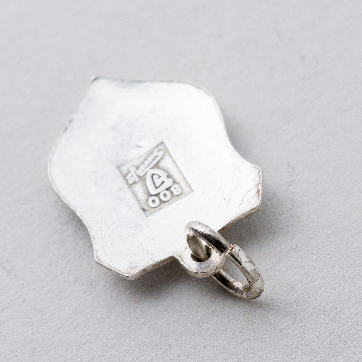 Anhänger Souvenir 800 Silber Walsrode Vogelpark 1,5 cm 0,98 g4