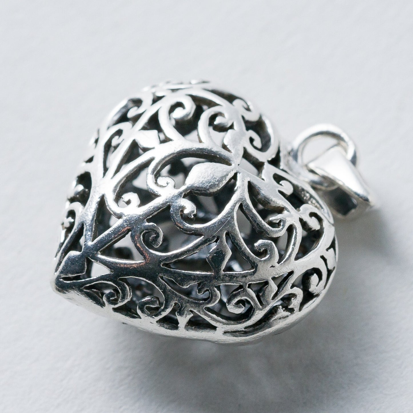Anhänger Silber Herz 2,6 cm 3,15 g6