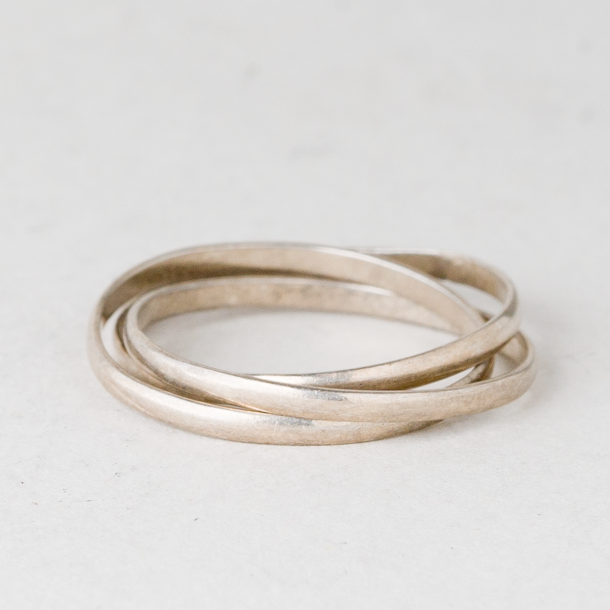 3 x Ring Trinity 925er Silber 1,55 g Größe 53 (16,8 mm Ø)2