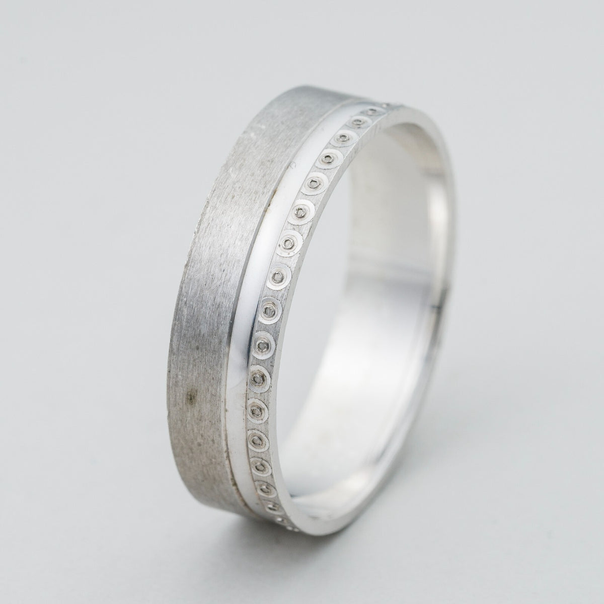 Silberring  925er Silber 4,25 g Größe 68 (21,6 mm Ø)2