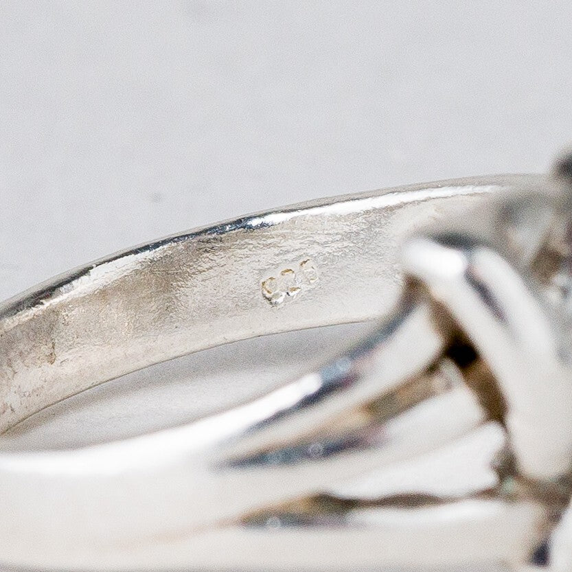 Silber Ring 925 Knoten Größe 48 (15,3 mm Ø) 2,64 g6