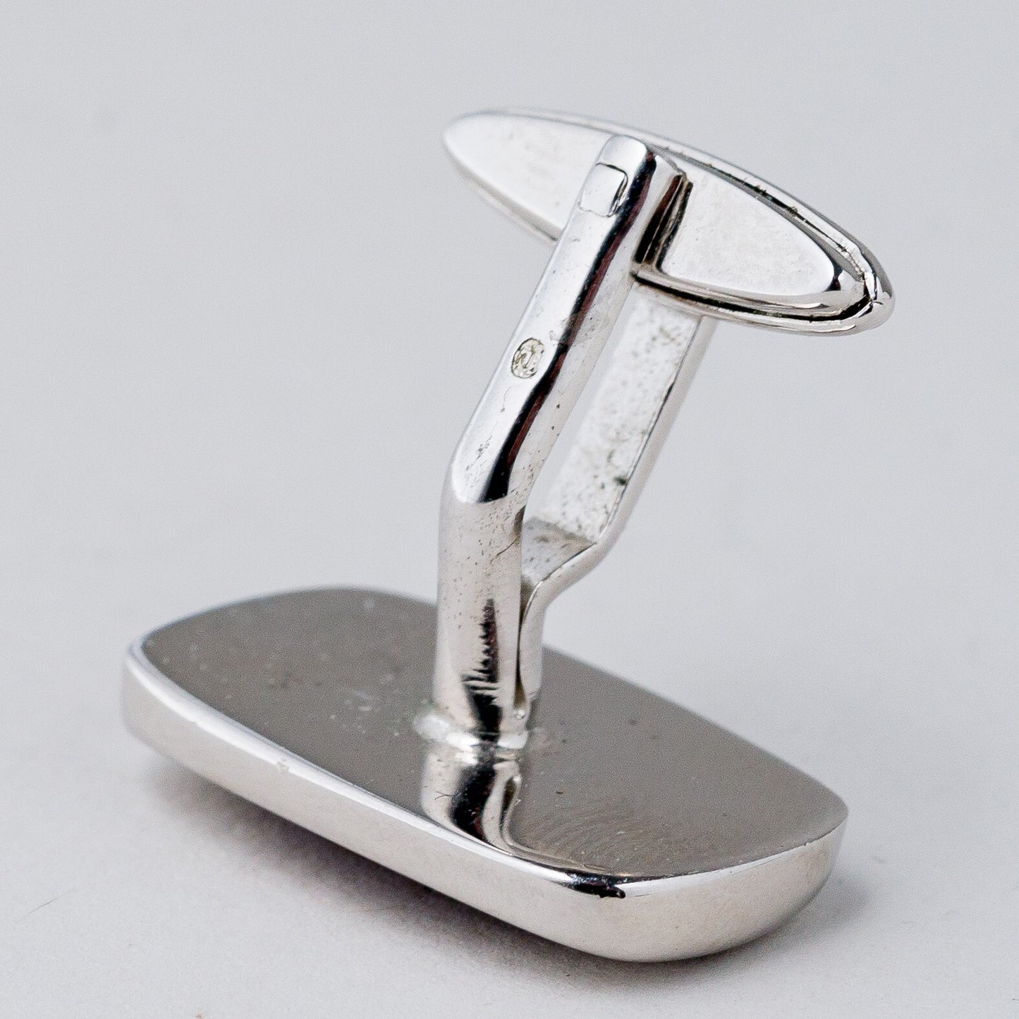 Silber Manschettenknöpfe 835 Roter Stein 16,25 g3