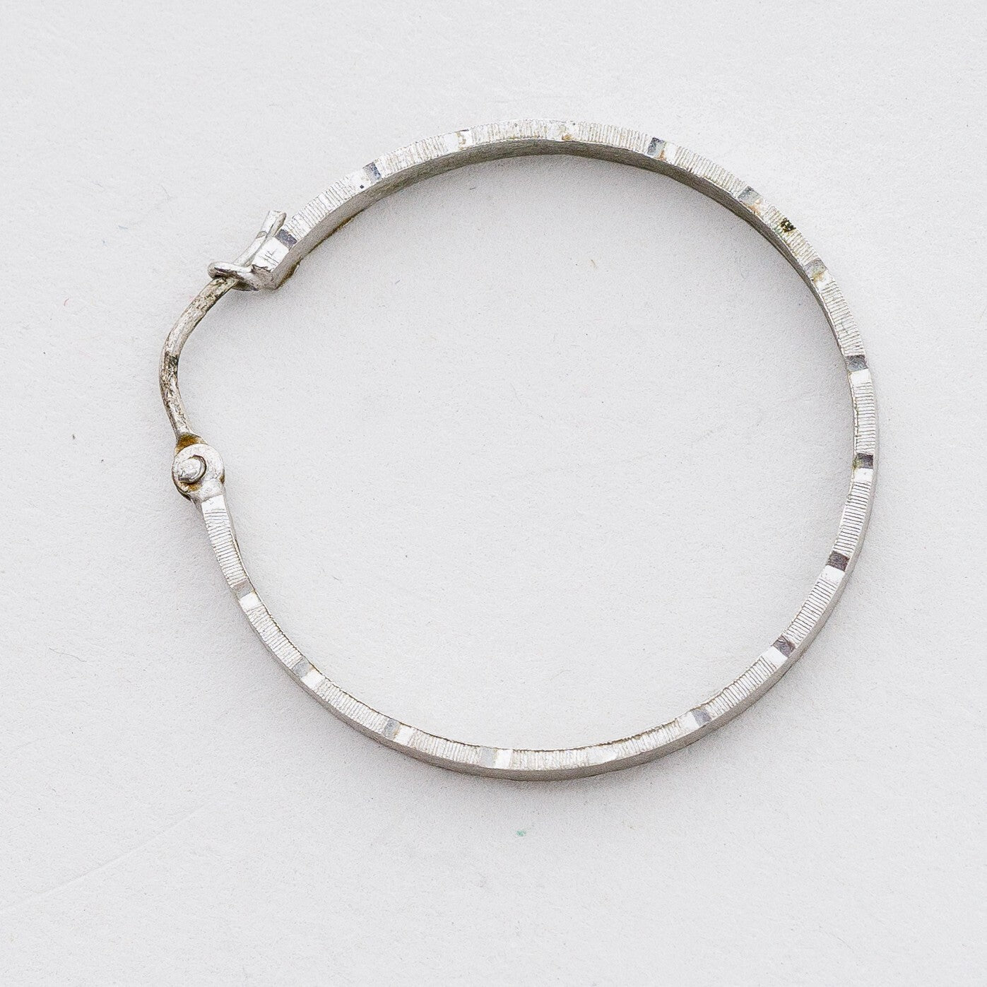 Einzelner Ohrring Creole 835 Silber 2,01 g2