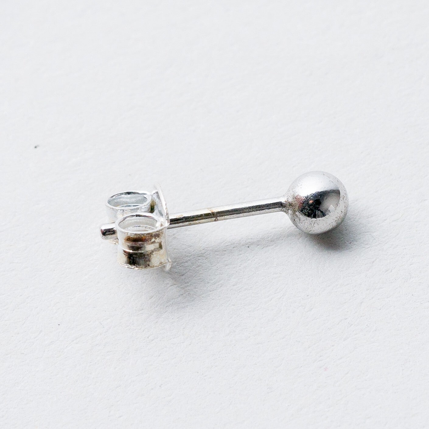 Einzelner Ohrring Ohrstecker Silber 3,2 cm 0,23 g4