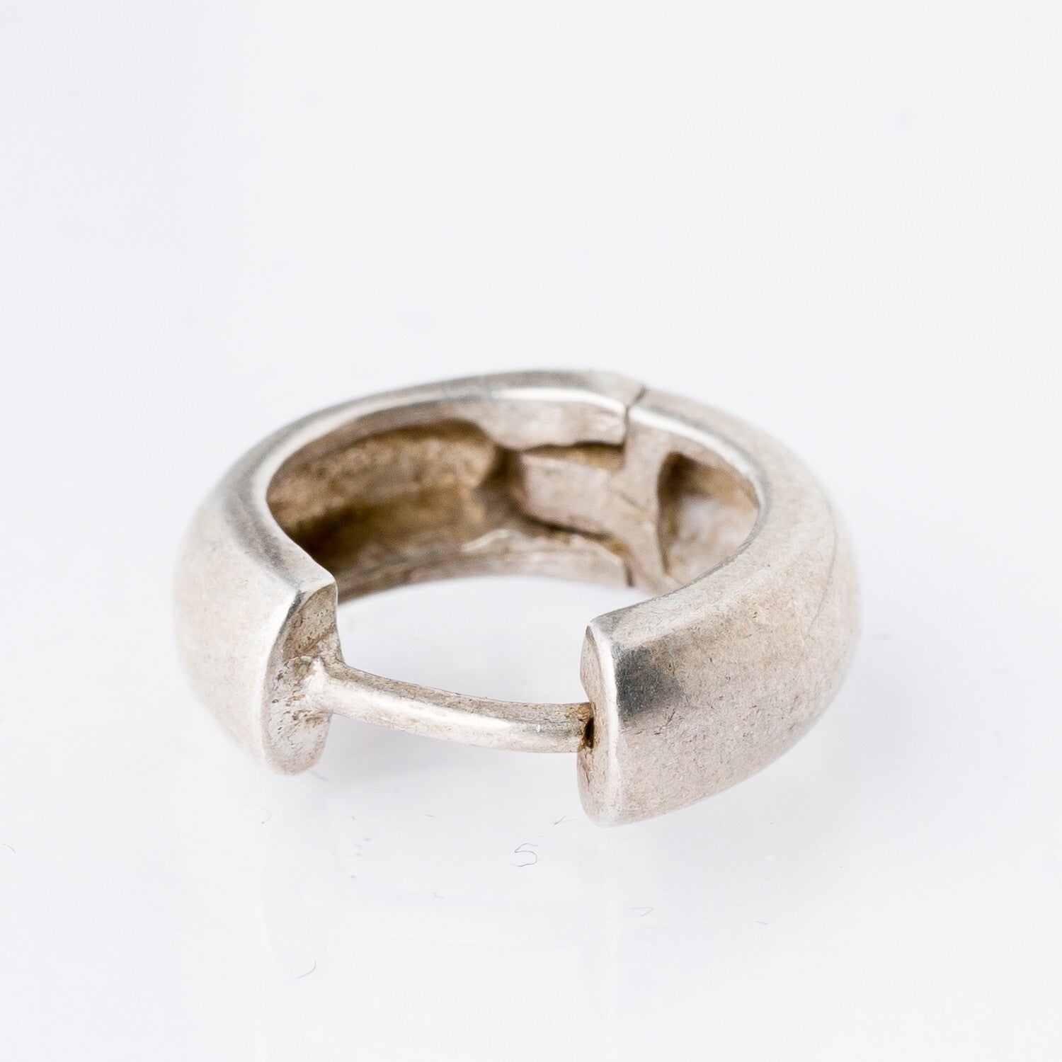Einzelner Ohrring Huggie 925er Silber 3,7 g3