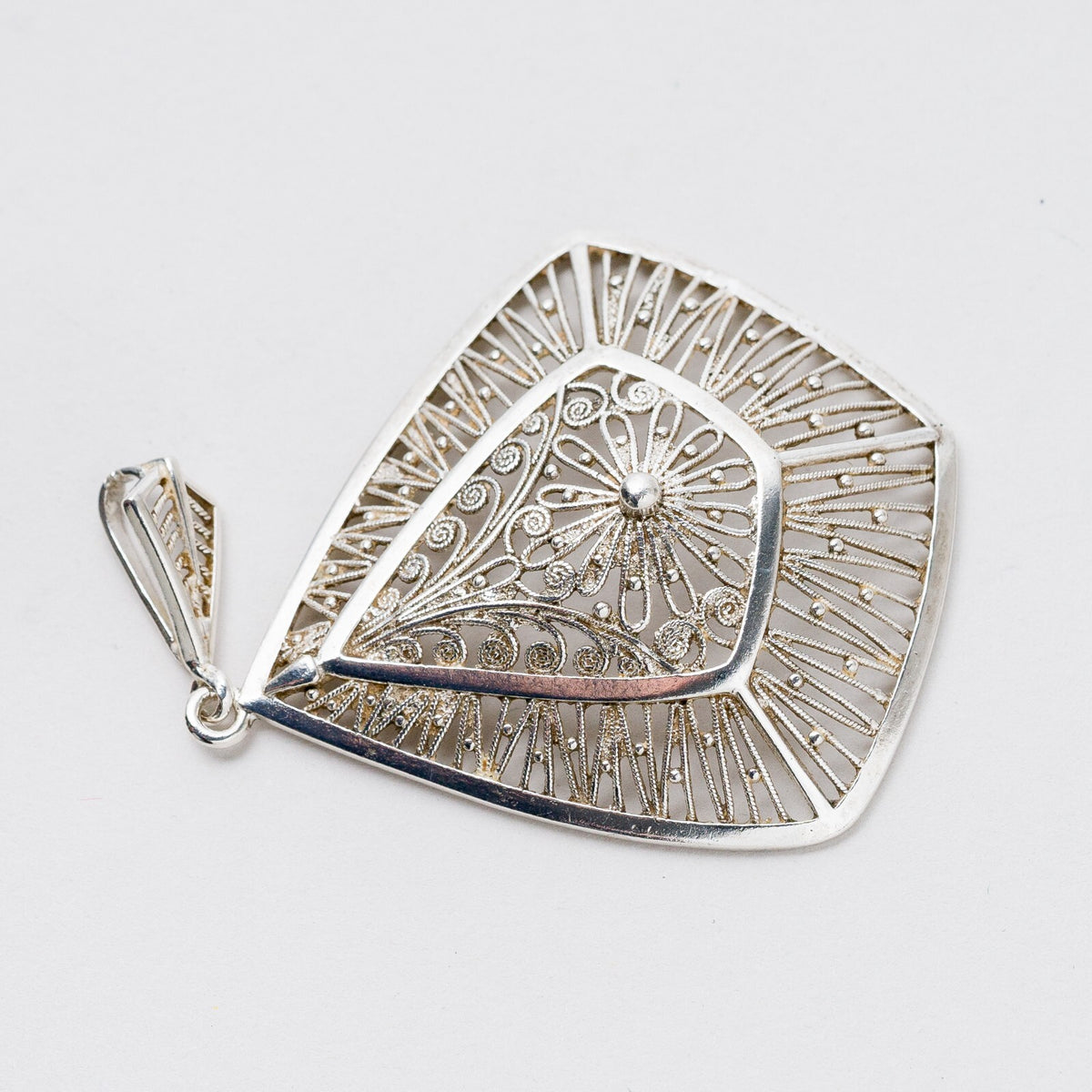 Anhänger 835 Silber Filigran 6 cm 5,67 g2