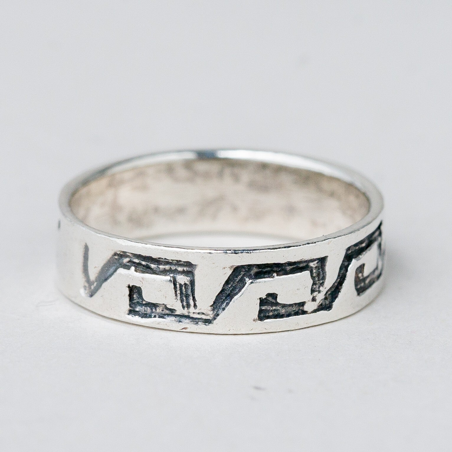 Silber Ring 925 Größe 52 (16,5 mm Ø) 2,48 g4