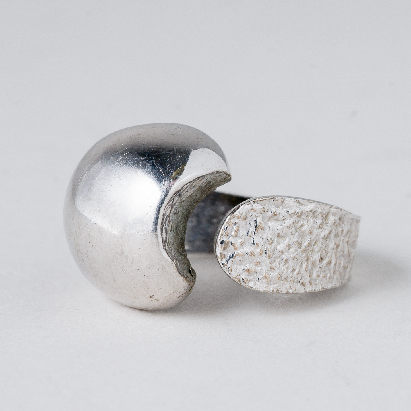 Ring 835er Silber 9,31 g Größe flexibel0