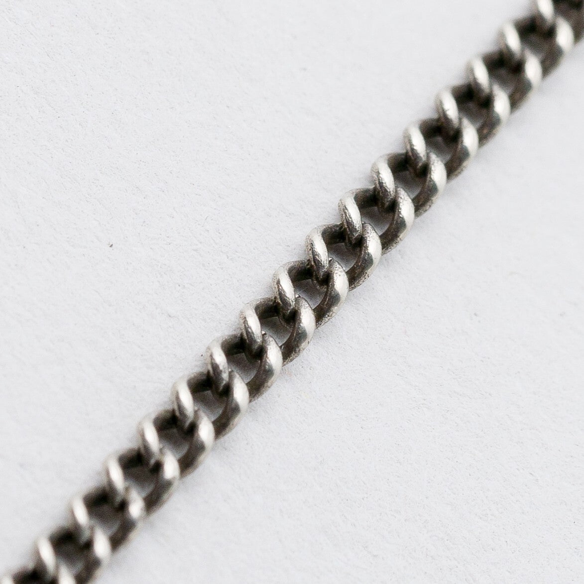 Halskette Panzerkette Silber 2,1 mm 50 cm 4,76 g1