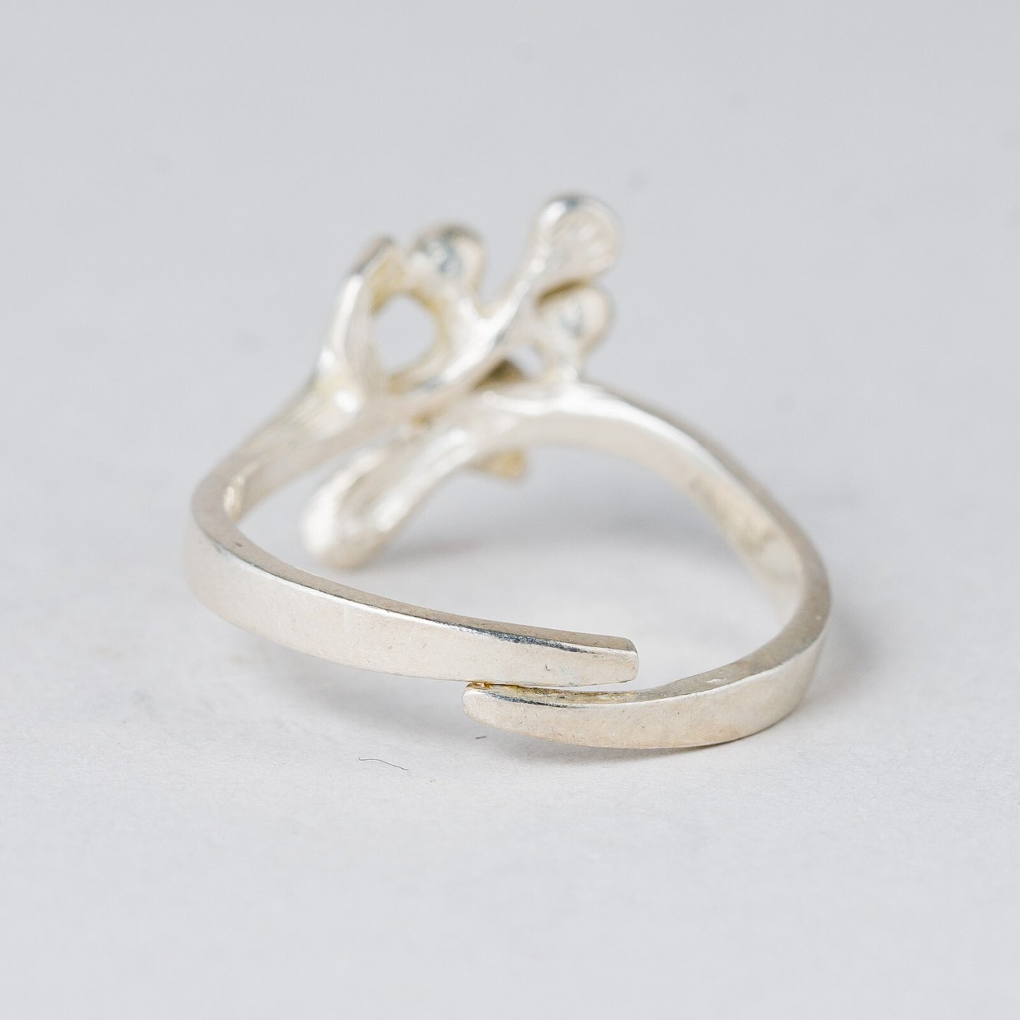 Ring 2,24 g 835er Silber Größe flexibel ca. 543