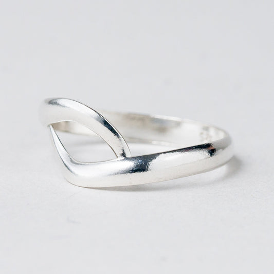 Ring Silber 925 Größe flexibel ca. 58 1,58 g0
