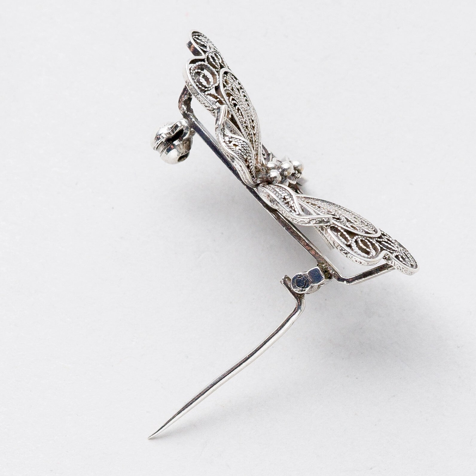 Brosche Silber Schmetterling filigran 3,3 cm 3,67 g7