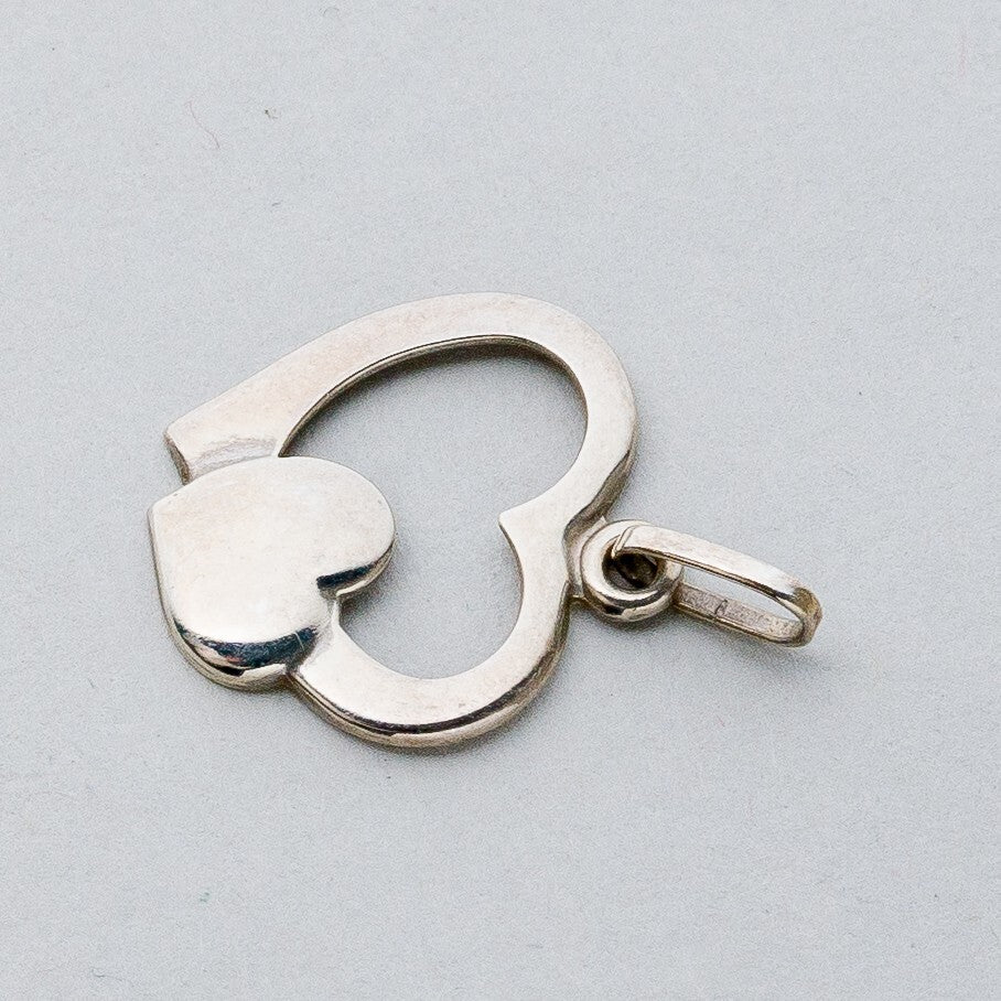 Silber Anhänger Kettenanhänger Herz 0,67 g1